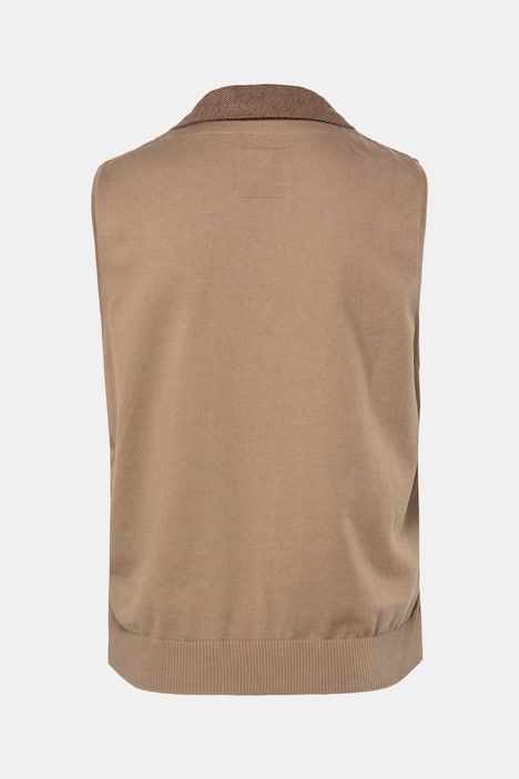 Gilet JP 1880 en tweed à chevrons, finition FLEXNAMIC®, dos en maille - jusqu'au 7 XL