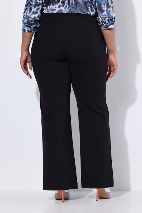 Pantalon droit et large à ceinture élastique, Punto di Roma
