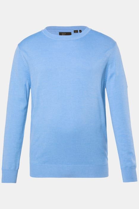 Pull JP 1880 col rond, maille fine et légère, flocage - jusqu'au 7 XL