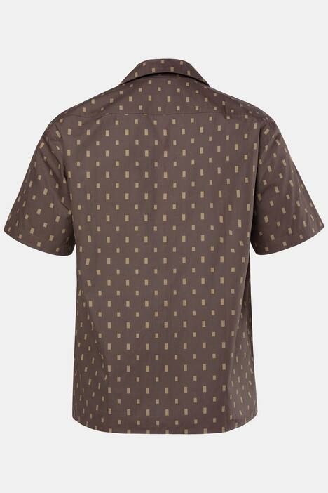 Chemise JP 1880 à manches courtes, col cubain et imprimé all-over, coupe Cuba-Fit - jusqu'au 8 XL