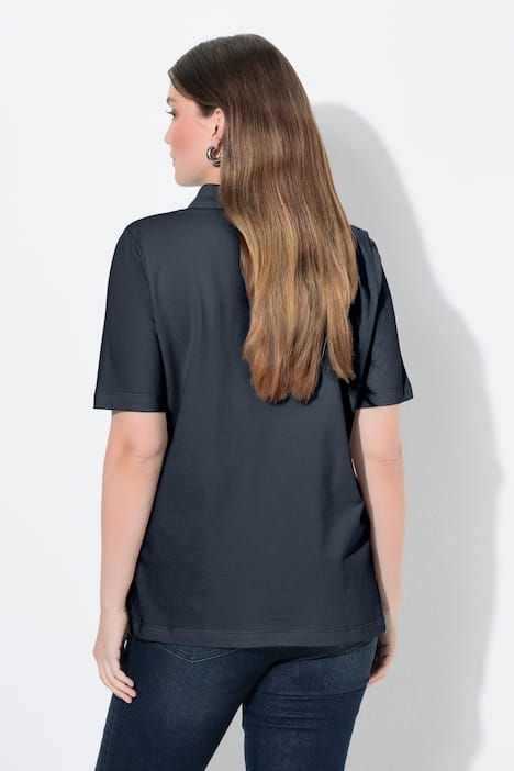 Polo patte de boutonnage plus longus, manches courtes et col polo