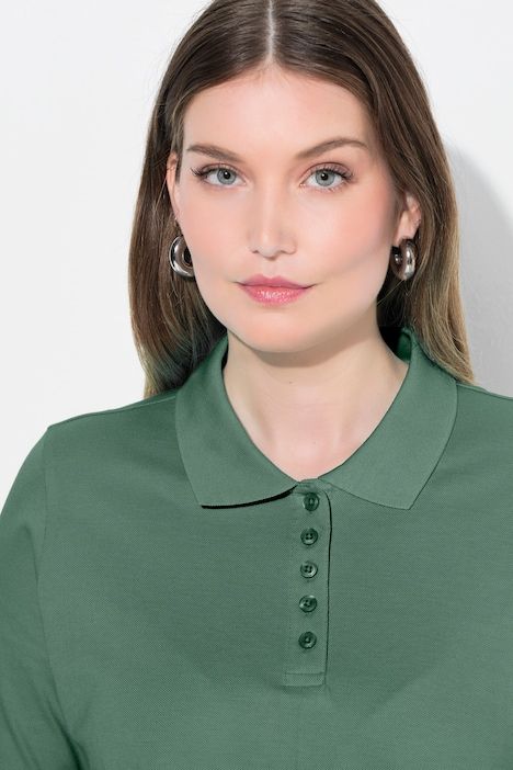 Polo patte de boutonnage plus longus, manches courtes et col polo