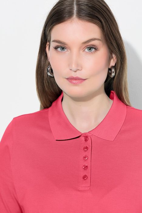 Polo patte de boutonnage plus longus, manches courtes et col polo