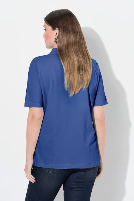 Polo patte de boutonnage plus longus, manches courtes et col polo