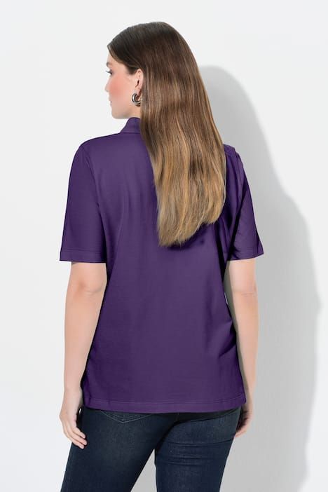 Polo patte de boutonnage plus longus, manches courtes et col polo