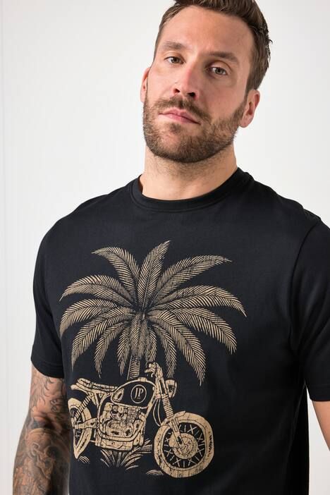 Lot de 2 t-shirts JP 1880 à manches courtes, imprimé poitrine - jusqu'au 8 XL