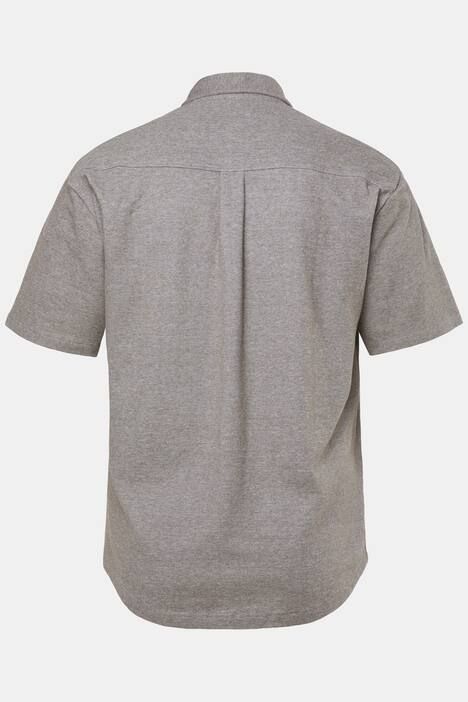 Chemise JP 1880 en piqué, coupe Modern Fit, technologie FLEXNAMIC®, manches courtes et col à pointes boutonnées