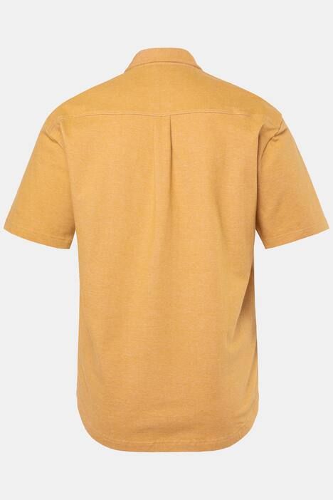 Chemise JP 1880 en piqué, coupe Modern Fit, technologie FLEXNAMIC®, manches courtes et col à pointes boutonnées