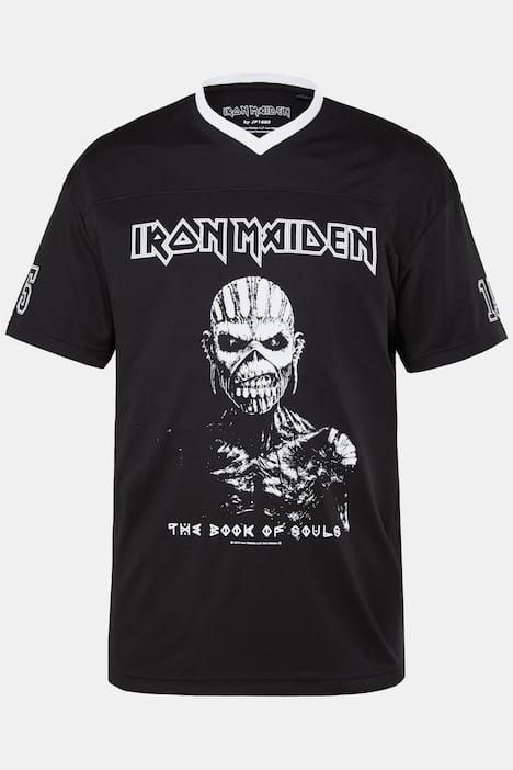 T-shirt JP 1880, imprimé groupe Iron Maiden, manches courtes et style vintage - jusqu'au 8 XL