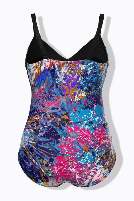 Maillot de bain, style cache-cœur, bonnets souples, bretelles réglables