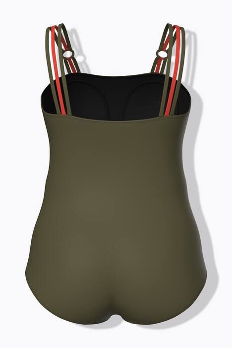 Maillot de bain à bonnets souples, motif bohème et matière recyclée