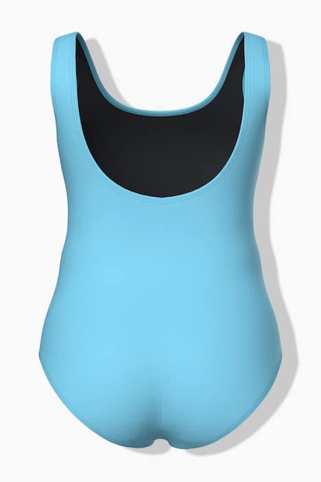 Maillot de bain motif toucans, sans bonnets souples, décolleté rond