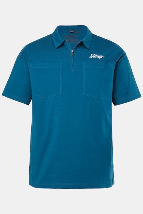 Polo STHUGE, manches courtes et fermeture zippée - jusqu'au 8 XL