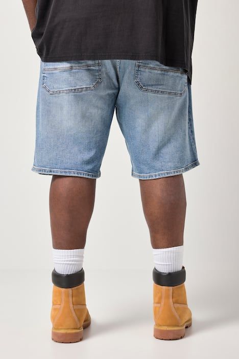 Bermuda en jean STHUGE, ventre confort, coupe Baggy Fit 5 poches - jusqu'à la taille 74