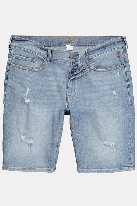 Bermuda en jean STHUGE, ventre confort, coupe Baggy Fit 5 poches - jusqu'à la taille 74
