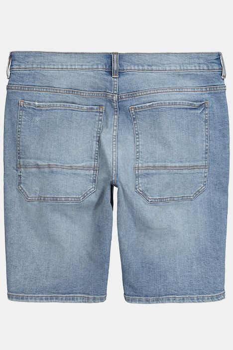 Bermuda en jean STHUGE, ventre confort, coupe Baggy Fit 5 poches - jusqu'à la taille 74