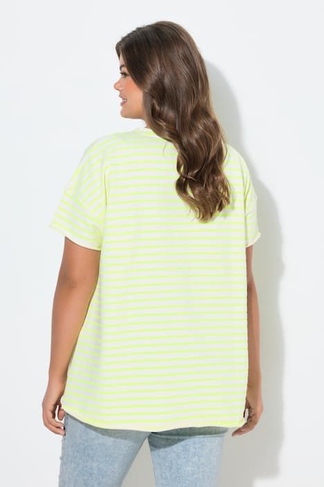 T-shirt oversize, manches courtes