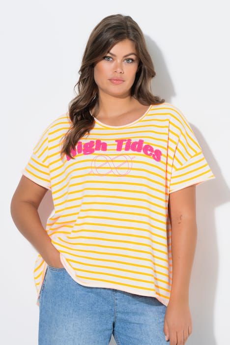T-shirt oversize, manches courtes