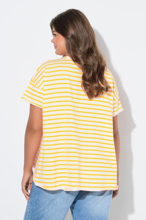 T-shirt oversize, manches courtes