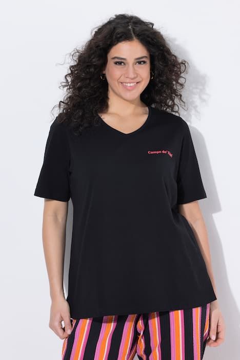 T-shirt Dolce Vita, décolleté en V et manches courtes, coupe Classic Fit