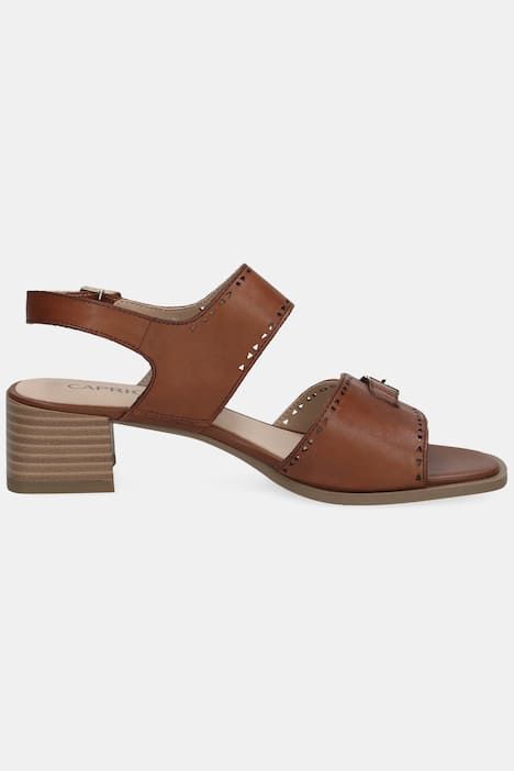 Sandales en cuir Caprice, avec boucles - largeur H