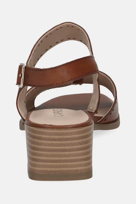 Sandales en cuir Caprice, avec boucles - largeur H