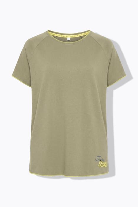 Sweat-shirt oversize, manches courtes