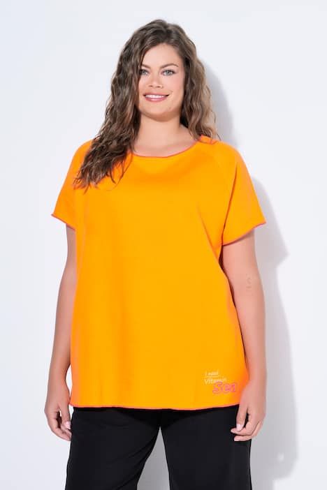 Sweat-shirt oversize, manches courtes