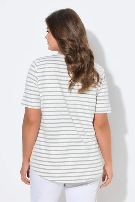 T-shirt décolleté rond et manches courtes