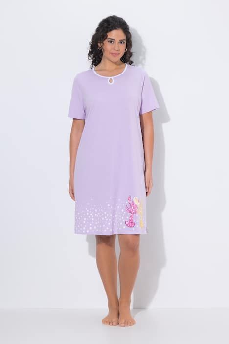 Lot de 2 chemises de nuit à motif homards, manches courtes et décolleté rond