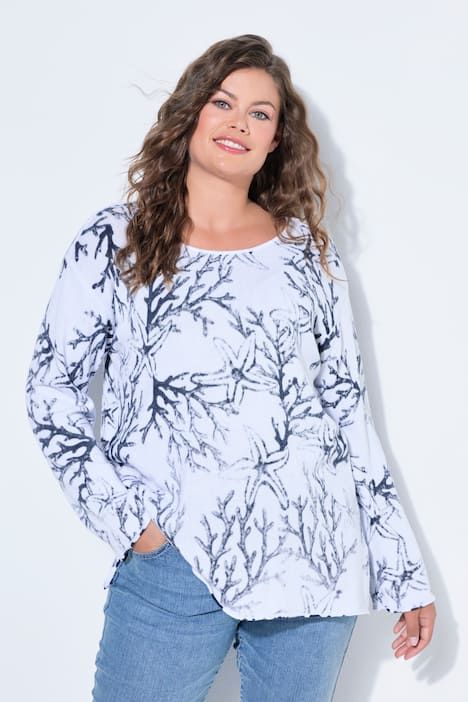 Pull avec imprimé, manches longues