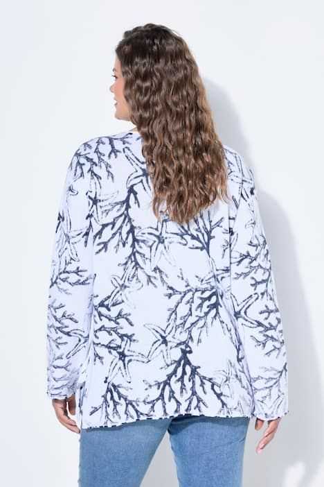 Pull avec imprimé, manches longues