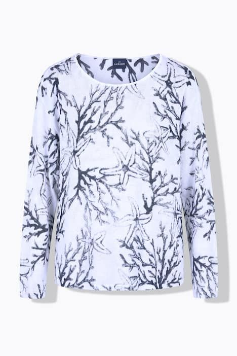 Pull avec imprimé, manches longues