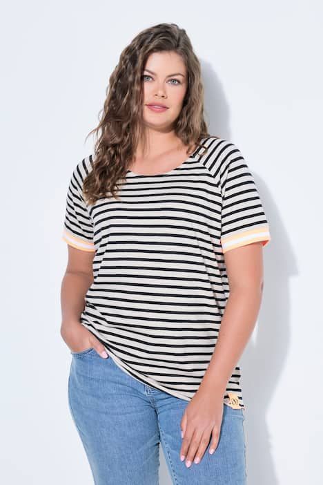 T-shirt décolleté rond et manches courtes, label OEKO-TEX