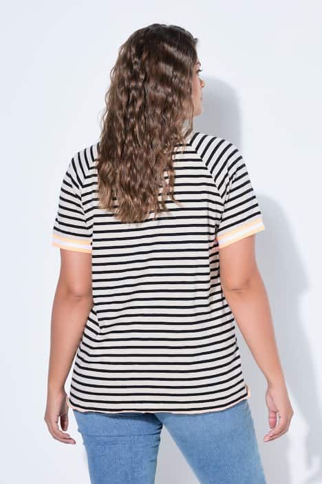 T-shirt décolleté rond et manches courtes, label OEKO-TEX