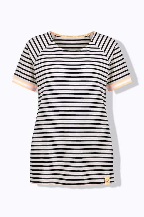 T-shirt décolleté rond et manches courtes, label OEKO-TEX