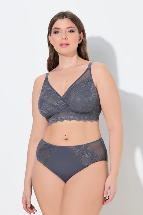 Bralette sans armatures, avec dentelle - bonnet B-E