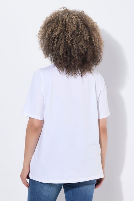 T-shirt imprimé photo, coupe Classic Fit, décolleté rond et manches courtes