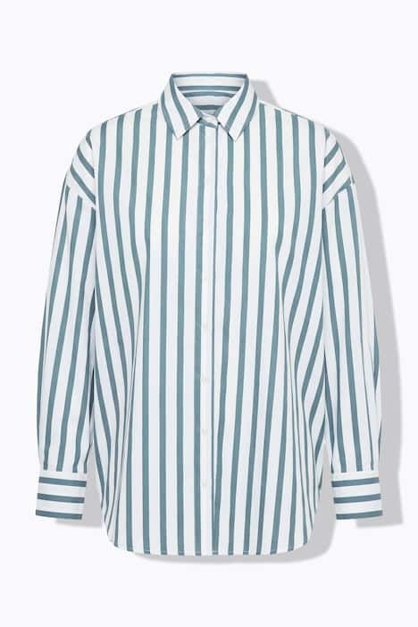 Chemisier oversize à rayures