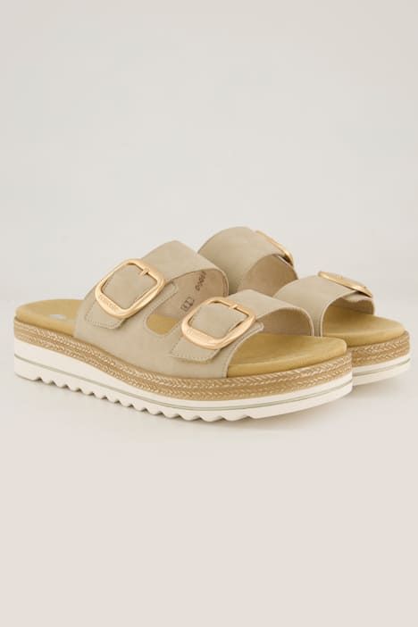 Mules Remonte Lite & Soft, en cuir - largeur F 1/2