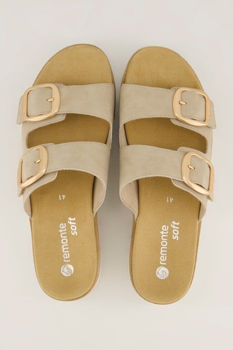 Mules Remonte Lite & Soft, en cuir - largeur F 1/2