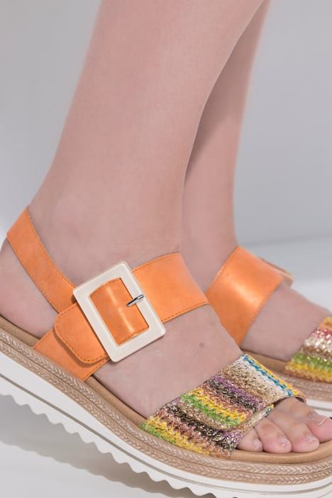 Sandales Remonte Lite & Soft, avec semelle intérieure amovible - largeur F 1/2