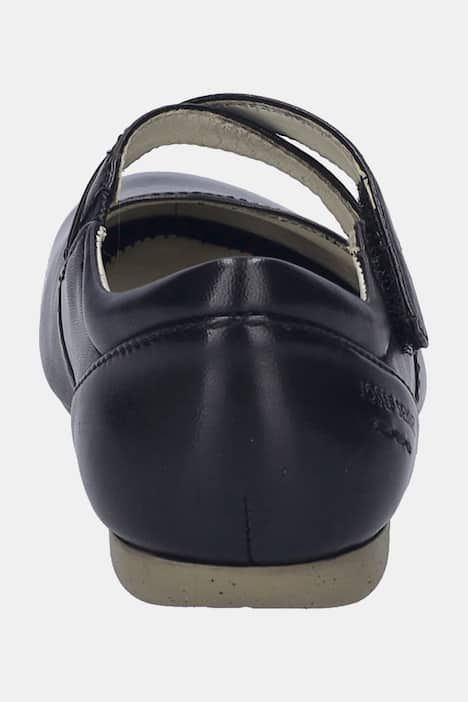Ballerines en cuir Josef Seibel, fermeture à scratch - largeur&nbsp;G