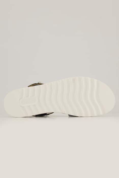 Sandales compensées Remonte, modèle végane - largeur F 1/2