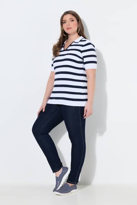 Slippers en cuir Remonte Lite & Soft, empiècement élastique - largeur G