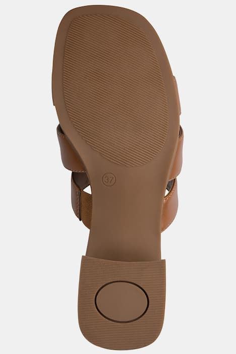 Mules en cuir Jana Softline - largeur H