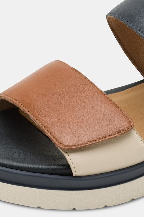 Sandalettes en cuir Tamaris Comfort, semelle de propreté amovible – largeur Wide Fit confortable