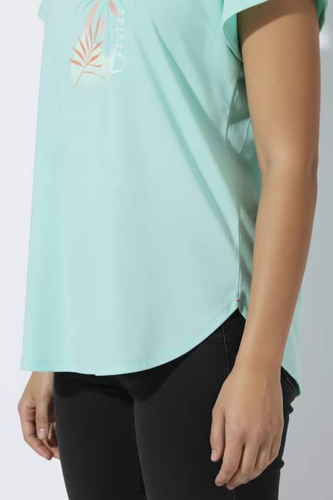 T-shirt technique, col en V et manches courtes, traitement antibactérien