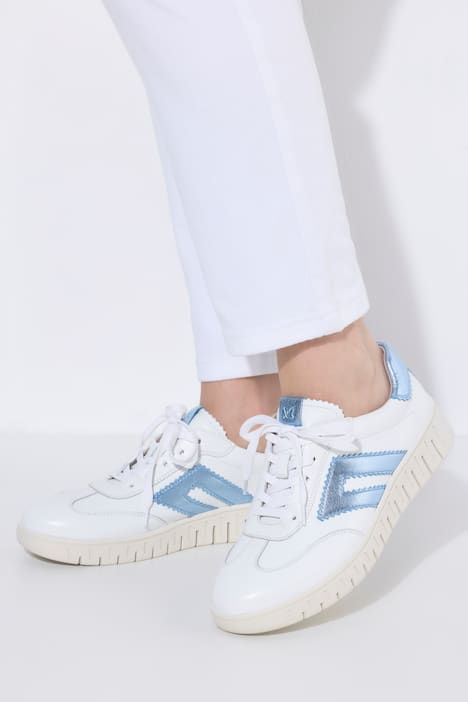 Sneakers en cuir Caprice, semelle intérieure amovible - largeur H