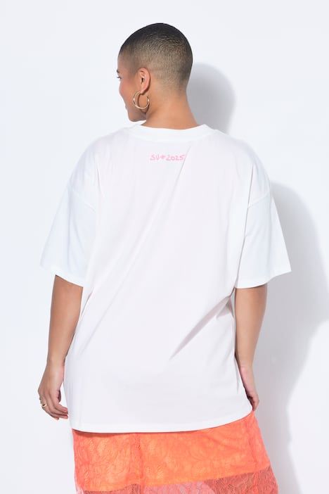 T-shirt oversize, imprimé Havana